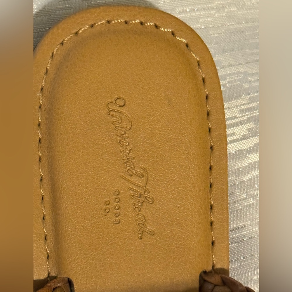 Universal Thread Braided Double Strap Slides Tan,… - image 4